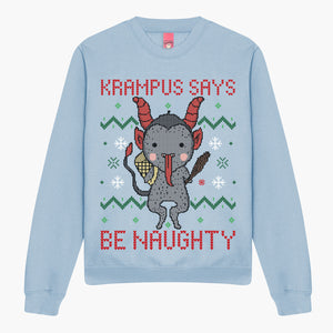 Krampus Christmas Jumper (Unisex)-Printed Clothing, Printed Sweatshirt, JH030-Sassy Spud