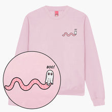 Laden Sie das Bild in den Galerie-Viewer, LIMITED EDITION: Ghosty Worm Halloween Sweatshirt (Unisex)-Printed Clothing, Printed Sweatshirt, JH030-Sassy Spud