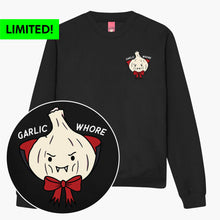 Afbeelding laden in Galerijviewer, LIMITED EDITION: Vampire Garlic Whore Halloween Sweatshirt (Unisex)-Printed Clothing, Printed Sweatshirt, JH030-Sassy Spud