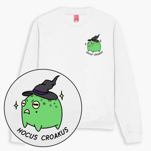 LIMITED EDITION: Witchy Frog Halloween Sweatshirt (Unisex)-Printed Clothing, Printed Sweatshirt, JH030-Sassy Spud