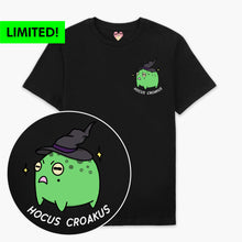 Laden Sie das Bild in den Galerie-Viewer, LIMITED EDITION: Witchy Frog Halloween T-Shirt (Unisex)-Printed Clothing, Printed T Shirt, EP01-Sassy Spud