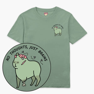 LIMITED EDITION: Zombie Capybara Halloween T-Shirt (Unisex)-Printed Clothing, Printed T Shirt, EP01-Sassy Spud