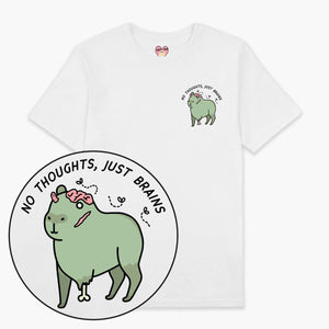 LIMITED EDITION: Zombie Capybara Halloween T-Shirt (Unisex)-Printed Clothing, Printed T Shirt, EP01-Sassy Spud