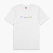 Load image into Gallery viewer, Live Laugh Lasagna Embroidered T-Shirt (Unisex)-Embroidered Clothing, Embroidered T Shirt, EP01-Sassy Spud