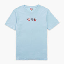 Afbeelding laden in Galerijviewer, Love Hearts Embroidered T-Shirt (Unisex)-Embroidered Clothing, Embroidered T Shirt, EP01-Sassy Spud