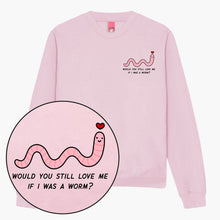 Laden Sie das Bild in den Galerie-Viewer, Love Me Worm Sweatshirt (Unisex)-Printed Clothing, Printed Sweatshirt, JH030-Sassy Spud