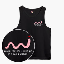 Load image into Gallery viewer, Love Me Worm Tank Top (Unisex)-Printed Clothing, Printed Tank, 03980-Sassy Spud