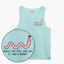 Laden Sie das Bild in den Galerie-Viewer, Love Me Worm Tank Top (Unisex)-Printed Clothing, Printed Tank, 03980-Sassy Spud