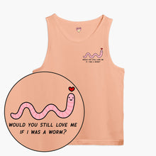 Load image into Gallery viewer, Love Me Worm Tank Top (Unisex)-Printed Clothing, Printed Tank, 03980-Sassy Spud