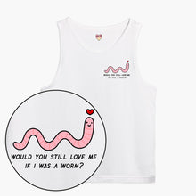 Laden Sie das Bild in den Galerie-Viewer, Love Me Worm Tank Top (Unisex)-Printed Clothing, Printed Tank, 03980-Sassy Spud