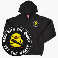 Afbeelding laden in Galerijviewer, Mess With The Quack Embroidered Hoodie (Unisex)-Embroidered Clothing, Embroidered Hoodie, JH001-Sassy Spud