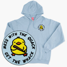 Laden Sie das Bild in den Galerie-Viewer, Mess With The Quack Embroidered Hoodie (Unisex)-Embroidered Clothing, Embroidered Hoodie, JH001-Sassy Spud