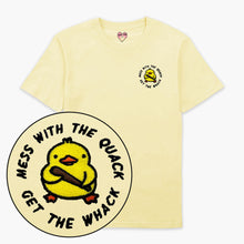 Load image into Gallery viewer, Mess With The Quack Embroidered T-Shirt (Unisex)-Embroidered Clothing, Embroidered T Shirt, EP01-Sassy Spud