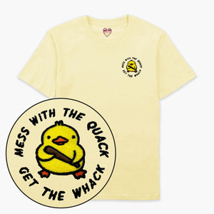 Mess With The Quack Embroidered T-Shirt (Unisex)-Embroidered Clothing, Embroidered T Shirt, EP01-Sassy Spud