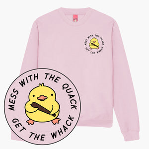 Mess With The Quack Sweatshirt (Unisex)-Printed Clothing, Printed Sweatshirt, JH030-Sassy Spud