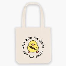 Laden Sie das Bild in den Galerie-Viewer, Mess With The Quack Tote Bag-Sassy Accessories, Sassy Gifts, Sassy Tote Bag, STAU760-Sassy Spud