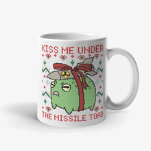 Load image into Gallery viewer, Missile Toad Christmas Coffee Mug-Funny Gift, Funny Coffee Mug, 11oz White Ceramic-Sassy Spud