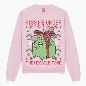 Missile Toad Christmas Jumper (Unisex)-Printed Clothing, Printed Sweatshirt, JH030-Sassy Spud