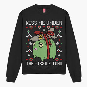 Missile Toad Christmas Jumper (Unisex)-Printed Clothing, Printed Sweatshirt, JH030-Sassy Spud