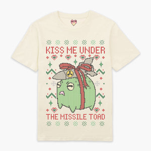 Missile Toad Christmas T-Shirt (Unisex)-Printed Clothing, Printed T Shirt, EP01-Sassy Spud