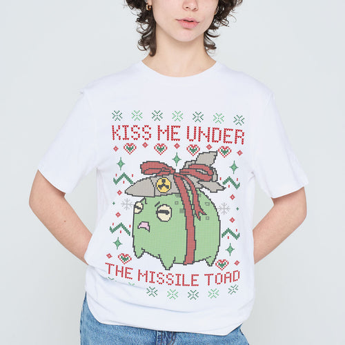 Missile Toad Christmas T-Shirt (Unisex)-Printed Clothing, Printed T Shirt, EP01-Sassy Spud