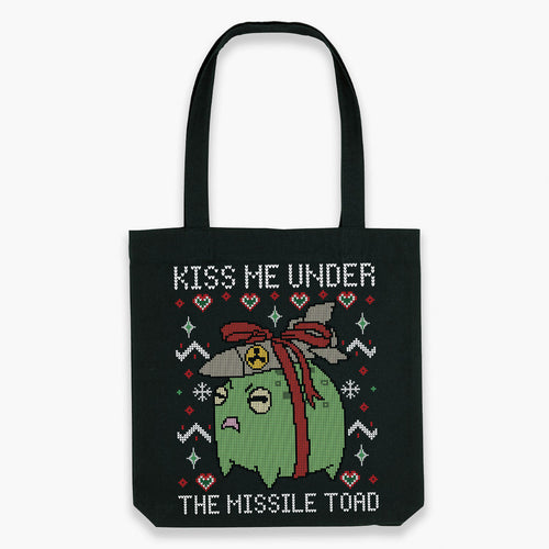 Missile Toad Christmas Tote Bag-Sassy Accessories, Sassy Gifts, Sassy Tote Bag, STAU760-Sassy Spud