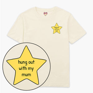 Mum Gold Star T-Shirt (Unisex)-Printed Clothing, Printed T Shirt, EP01-Sassy Spud