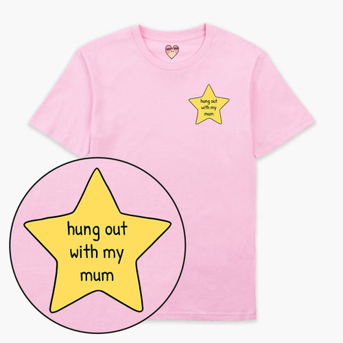 Mum Gold Star T-Shirt (Unisex)-Printed Clothing, Printed T Shirt, EP01-Sassy Spud