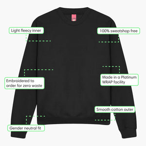 Mystery Sweatshirt (Unisex)-Embroidered Clothing, Embroidered Sweatshirt, JH030-Sassy Spud