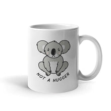 Afbeelding laden in Galerijviewer, Not A Hugger Coffee Mug-Funny Gift, Funny Coffee Mug, 11oz White Ceramic-Sassy Spud