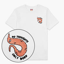 Afbeelding laden in Galerijviewer, Orange Worm On A String Embroidered T-Shirt (Unisex)-Embroidered Clothing, Embroidered T Shirt, EP01-Sassy Spud