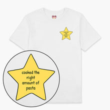 Load image into Gallery viewer, Pasta Gold Star T-Shirt (Unisex)-Printed Clothing, Printed T Shirt, EP01-Sassy Spud