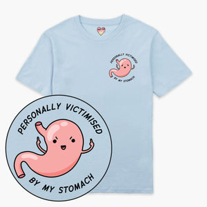 Personally Victimised By My Stomach T-Shirt (Unisex)-Printed Clothing, Printed T Shirt, EP01-Sassy Spud