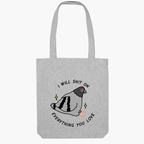 Pigeon Poo Tote Bag-Sassy Accessories, Sassy Gifts, Sassy Tote Bag, STAU760-Sassy Spud