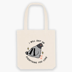 Pigeon Poo Tote Bag-Sassy Accessories, Sassy Gifts, Sassy Tote Bag, STAU760-Sassy Spud