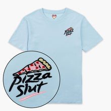 Load image into Gallery viewer, Pizza Slut Embroidered T-Shirt (Unisex)-Embroidered Clothing, Embroidered T Shirt, EP01-Sassy Spud