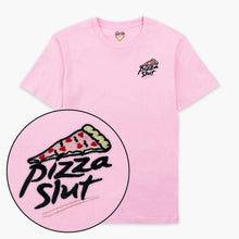 Laden Sie das Bild in den Galerie-Viewer, Pizza Slut Embroidered T-Shirt (Unisex)-Embroidered Clothing, Embroidered T Shirt, EP01-Sassy Spud