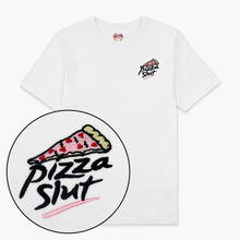 Load image into Gallery viewer, Pizza Slut Embroidered T-Shirt (Unisex)-Embroidered Clothing, Embroidered T Shirt, EP01-Sassy Spud