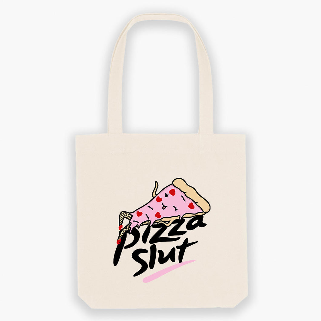 Pizza Slut Tote Bag-Sassy Accessories, Sassy Gifts, Sassy Tote Bag, STAU760-Sassy Spud