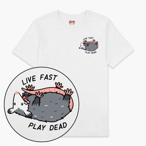 Play Dead Possum T-Shirt (Unisex)-Printed Clothing, Printed T Shirt, EP01-Sassy Spud