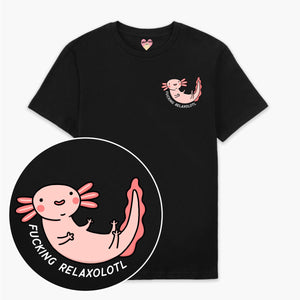 Relaxolotl T-Shirt (Unisex)-Printed Clothing, Printed T Shirt, EP01-Sassy Spud