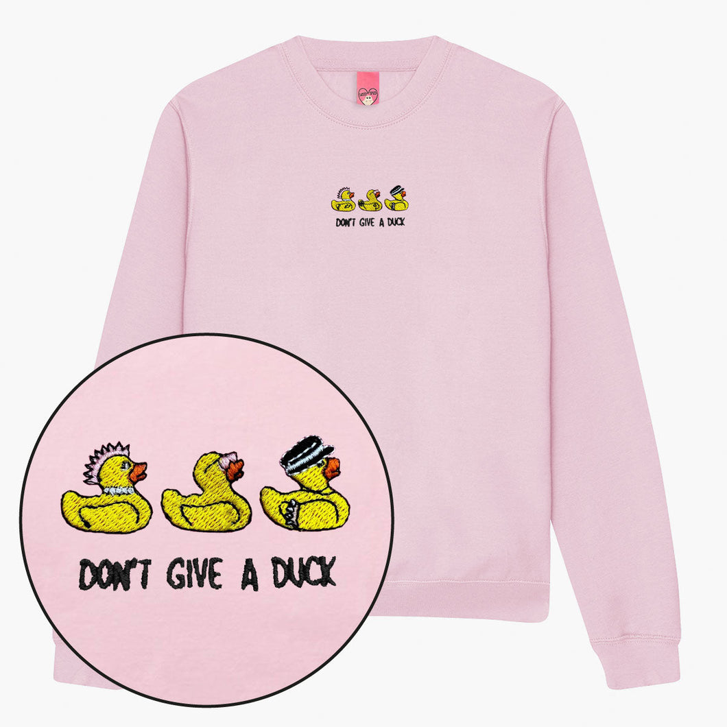 Rubber Ducks Embroidered Sweatshirt (Unisex)-Embroidered Clothing, Embroidered Sweatshirt, JH030-Sassy Spud