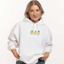 Afbeelding laden in Galerijviewer, Badeendjes geborduurde hoodie (unisex)