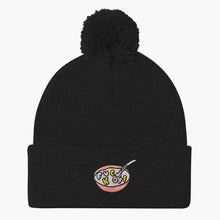 Load image into Gallery viewer, Rude Cereal Embroidered Pom Pom Beanie-Embroidered Clothing, Embroidered Beanie, BB426-Sassy Spud