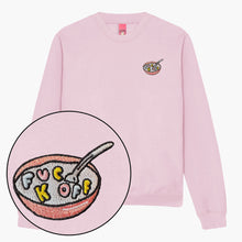 Afbeelding laden in Galerijviewer, Rude Cereal Embroidered Sweatshirt (Unisex)-Embroidered Clothing, Embroidered Sweatshirt, JH030-Sassy Spud