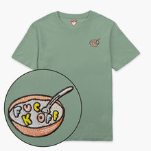 Afbeelding laden in Galerijviewer, Rude Cereal Embroidered T-Shirt (Unisex)-Embroidered Clothing, Embroidered T Shirt, EP01-Sassy Spud