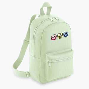 Rude Love Hearts Embroidered Mini Backpack-Sassy Accessories, Sassy Gifts, Sassy Mini Backpack, BG153-Sassy Spud