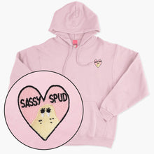 Laden Sie das Bild in den Galerie-Viewer, Sassy Spud Embroidered Hoodie (Unisex)-Embroidered Clothing, Embroidered Hoodie, JH001-Sassy Spud