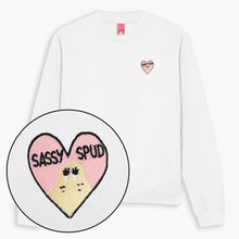 Afbeelding laden in Galerijviewer, Sassy Spud Embroidered Sweatshirt (Unisex)-Embroidered Clothing, Embroidered Sweatshirt, JH030-Sassy Spud