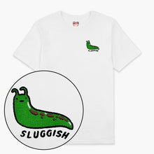 Afbeelding laden in Galerijviewer, Sluggish Embroidered T-Shirt (Unisex)-Embroidered Clothing, Embroidered T Shirt, EP01-Sassy Spud